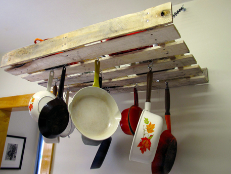 DIY Pallet Pot Rack Plans