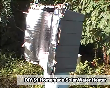 DIY $1 Homemade Solar Water Heater