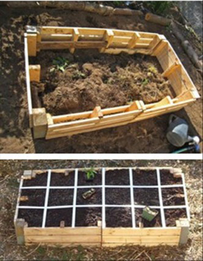 DIY Wood Pallet Raised Bed Garden