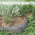 DIY Recycled Tire Garden Planter