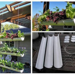 DIY Hanging Gutter Garden