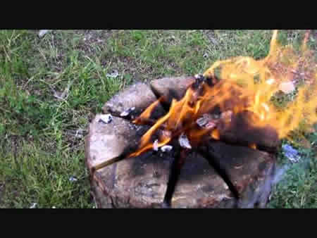 How To Make A Swedish Fire Log