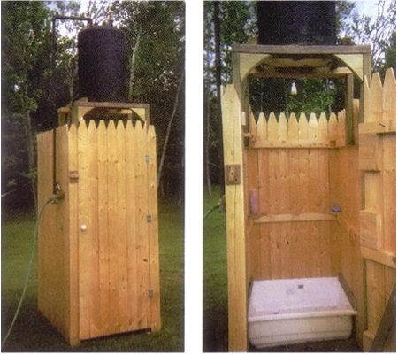 DIY Outdoor Solar Shower