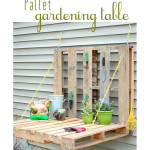 DIY Wood Pallet Gardening Table
