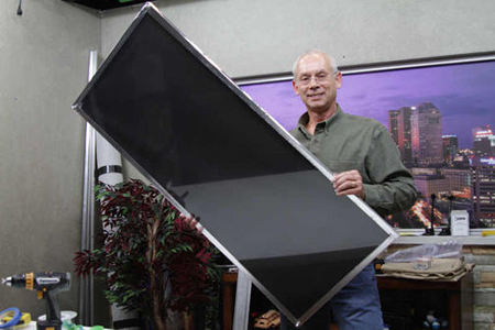 DIY Foil Solar Panel Heater For Windows