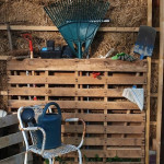 DIY Wood Pallet Garden Tool Shed
