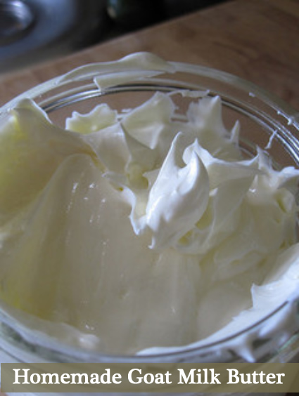Homemade Goat Milk Butter Recipe
