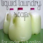Homemade Liquid Laundry Soap Recipe