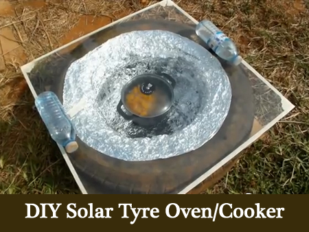DIY Solar Tyre Oven