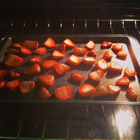 Oven Dried Strawberries