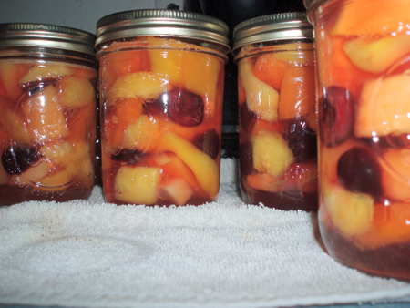 Canning Mixed Fruit