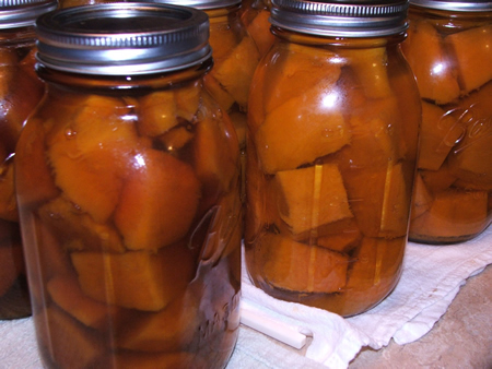 Canning Sweet Potatoes