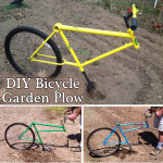 Homemade Bicycle Garden Plow