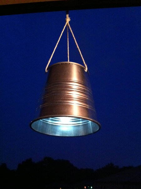 DIY Hanging Solar Garden