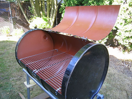 DIY Homemade BBQ Barrel