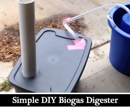 Simple DIY Biogas Digester