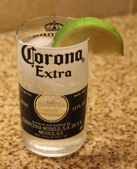 DIY Beer Bottle Glasses