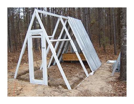 DIY Guinea Fowl A Frame Coop