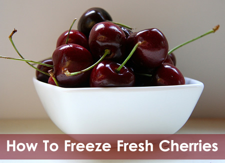 How To Freeze Cherries