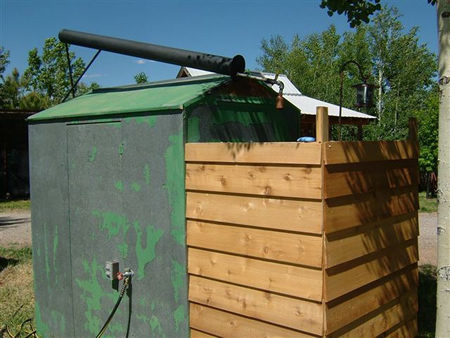 DIY Bazooka Outdoor Solar Shower