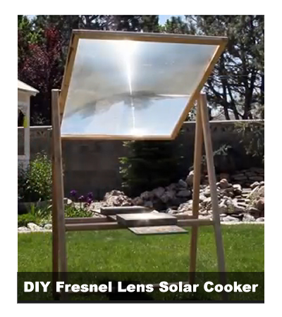 DIY Fresnel Lens Solar Cooker