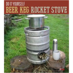 DIY Beer Keg Rocket Stove