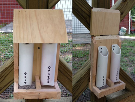 DIY Grit And Oyster Shell Feeder