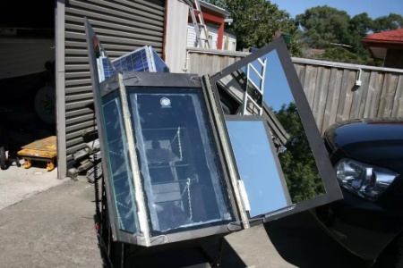 DIY Automatic Sun Tracking Solar Oven