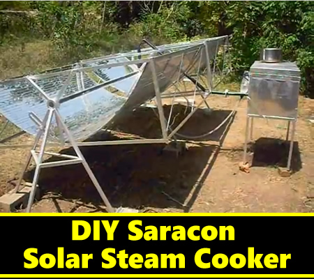 DIY Saracon Solar Steam Cooker