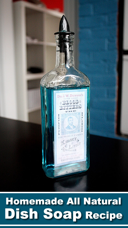 homemade all natural dish soap