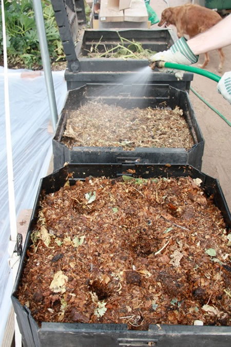 DIY 3 Bin Compost System