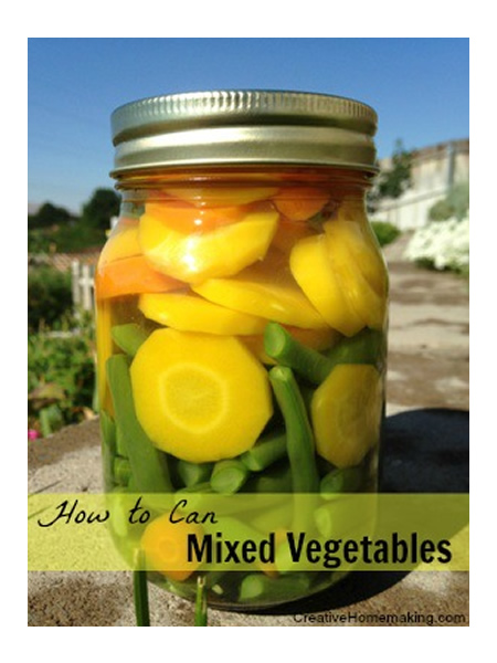 How To Can Mixed Vegetables