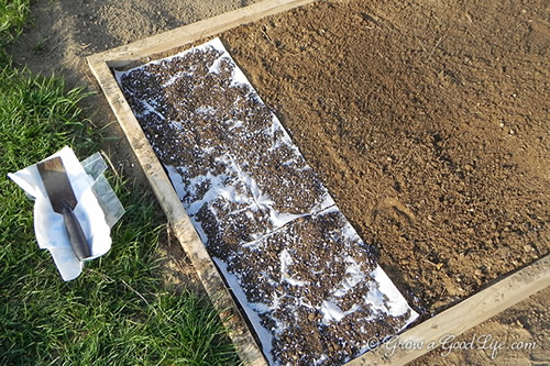 Homemade Garden Seed Mats