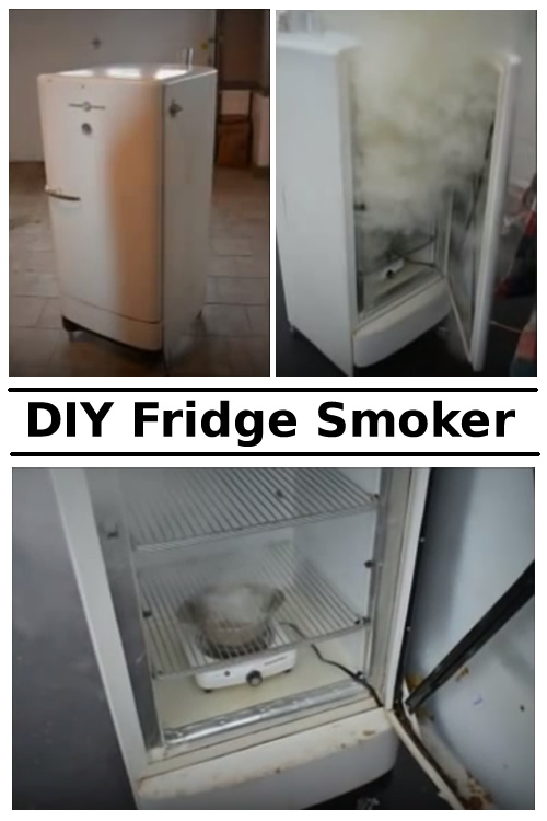 DIY Old Fridge Smoker