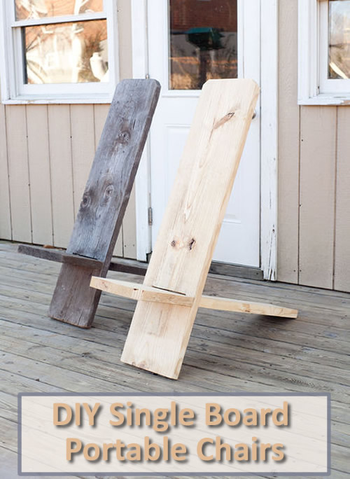 DIY One Board Portable Chair