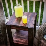 DIY Wood Pallet End Table Plans