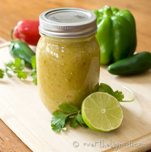 Canning Homemade Cilantro Lime Enchilada Sauce