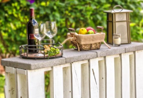 Homemade Wood Pallet Outdoor Bar Plans