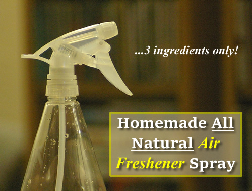 Homemade All Natural Air Freshener Spray