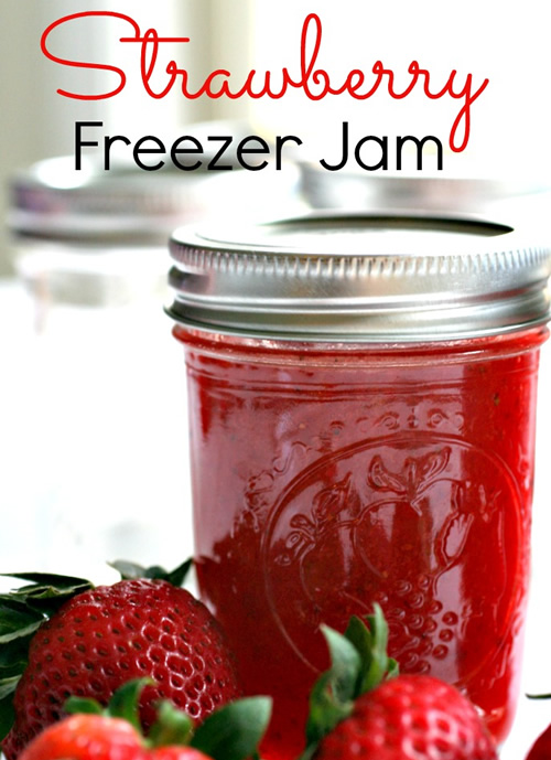 Homemade Strawberry Freezer Jam Recipe