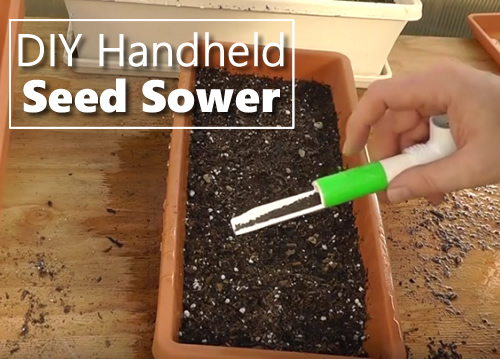 DIY Handheld Seed Sower Tool