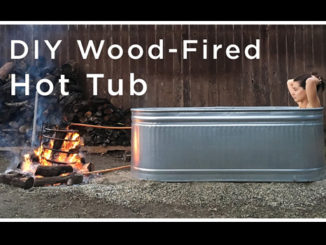 DIY Wood Fired Hot Tub