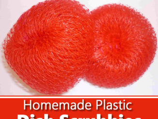 Homemade Plastic Dish Scrubbers