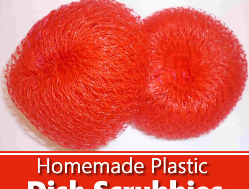 Homemade Plastic Dish Scrubbers