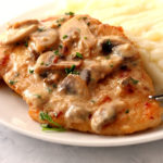 Creamy Mushroom Garlic Chicken Recipe
