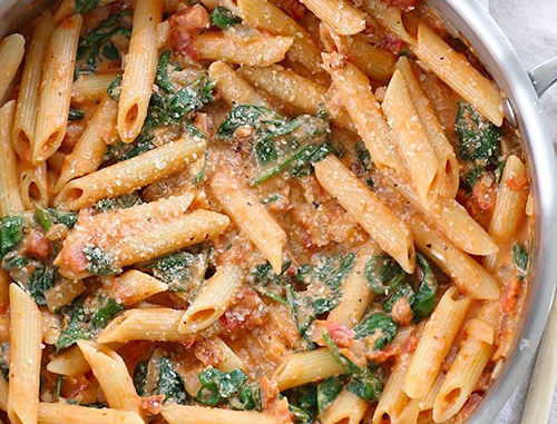 Creamy Tomato And Spinach Recipe