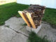 DIY Cinder Block Kindling Holder