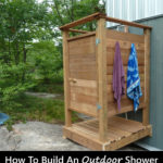 DIY Wooden Outdoor Shower