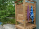 DIY Wooden Outdoor Shower