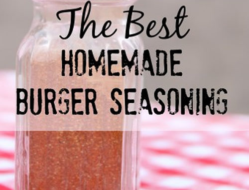 Homemade Burger Seasoning Recipe